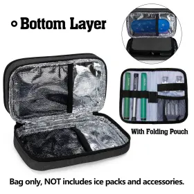 Cacr07503 Curmio Insulated Insulin Cooler Travel Case Double Layer Diabetic Supplies S #3