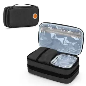 Cacr07503 Curmio Insulated Insulin Cooler Travel Case Double Layer Diabetic Supplies S