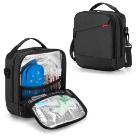 Cacr07902 Curmio Insulin Cooler Travel Case Diabetes Supplies Bag With Shoulder Strap