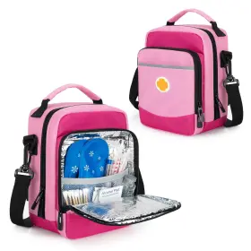 Cacr08302 Curmio Insulin Cooler Travel Case Insulated Diabetes Supplies Bag With Shoul