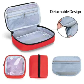 Cacr09404 Curmio Diabetic Supplies Bag For Glucose Meter Medication Insulin Pens And #3