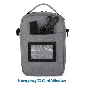 Cr04201 Curmio Insulin Cooler Travel Case Diabetic Medication Organizer Bag With Sho #3