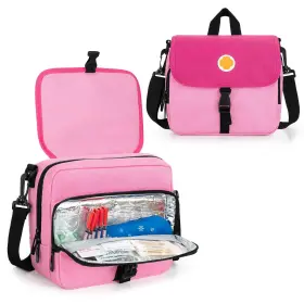 Cr08202 Curmio Insulin Cooler Travel Case Portable Diabetic Supplies Organizer With