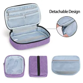 Cr09402 Curmio Diabetic Supplies Bag For Glucose Meter Medication Insulin Pens And #3