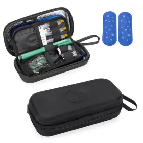 Dr026 Damero Insulin Cooler Travel Case Diabetic With 2 Ice Packs And