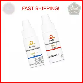 Dario 691199833465 Glucose Control Solution For Test Strips Levels 1 And 2 2.5ml