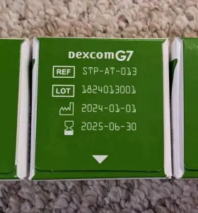 Dexcom 086270077010 G7 Overpatch Waterproof Transparent Adhesive Patch And White Cgm Unit #2