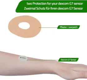 Dexcom 744110618532 G7 Adhesive Patches 20 Pack Premium Waterproof And Sweatproof Over Patch St #2