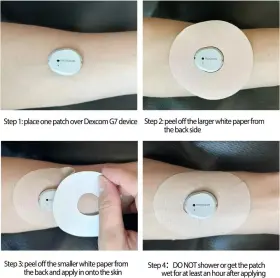 Dexcom 744110618532 G7 Adhesive Patches 20 Pack Premium Waterproof And Sweatproof Over Patch St #3
