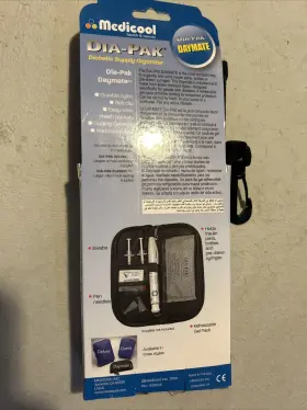 Dia Pak 739656600127 Dia-pak Diabetic Organizer Daymate Carrying Case Brand New #2