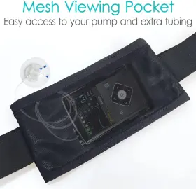 Dia-dp00527-b Diabelt Insulin Pump Belt With Mesh Pouch For Easy Viewing/operation Diabetic T1d #2