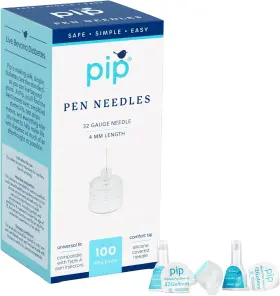Diabetes Care 445024784773 Pen Needles - 32g X 4mm Universal Fit For All Type A Pens Extra Thin Wall Te