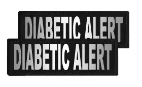 Dogline 744881266710 Diabetic Alert Removable Patches Small/medium