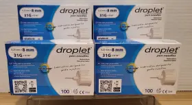 Droplicon 907996099405 Droplet Pen Needles 31g 0.25mm X 8 Mm 4 Box Of 100 New Exp. 10/01/27