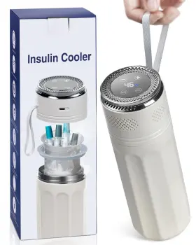 Easifeel 726374870161 Insulin Cooler Travel Case Tsa Approved Medication For Usb Ch