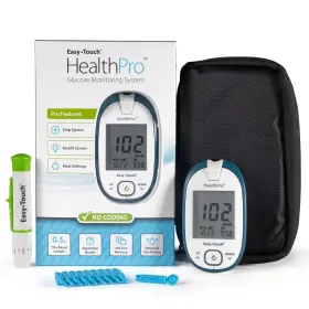Easy Touch 853747003632 Healthpro Glucose Monitoring Meter With Lancing Device And 10 Lancets