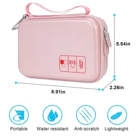 Elonbo 769293766344 Diabetic Supplies Travel Case Glucose Meter Portable Storage Bag Insulin Pe #3