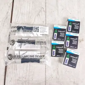 Ncd-94030 Embrace Expired But Sealed - 5x Blood Glucose Control Solution Lancing Devices