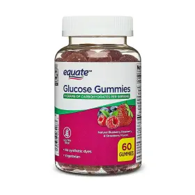 Equate 194346264063 Glucose Gummies 60 Count