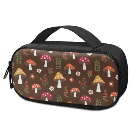 Estailounic Te0913bzt14 Insulin Cooler Travel Case For One Size Cartoon Floral Mushroom