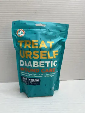 Feel Good 020424013639 Diabetic Wound Care Kit Treatment For Stages 1 2 And 3- 35 Pieces
