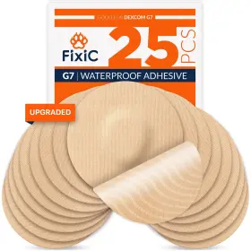 Uj65 Fixic G7 Over Patches - 25 Pack Premium Adhesive Compatible With De