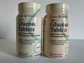 Foster & Thrive 010939958600 2x And Glucose Tablets 15g Of Fast-acting 50 Each Total 100
