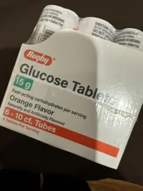 P1211rs-10 Foster & Thrive Glucose Tablets Orange 10 Count Tube 6 Pack . Plus A Free Gift