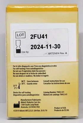 Freestyle 699073704320 Abbott Control Solution High/low New In Box 2 Vials Exp. 11/30/2024 #2
