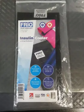 X3.75 Frio 039345000135 Duo Wallet Insulin And Allergy Medication Cooler 7.5 Inch Black #l1