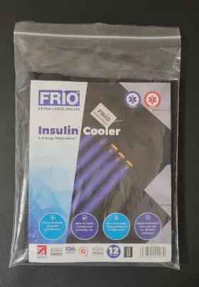 Frio 039345000234 Extra Large Wallet Cooler Insulin And Allergy Medication - Black