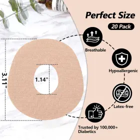 Funpatch 445027379341 Dexcom G7 Adhesive Patches Waterproof 20 Pack Overpatch For Flexible P #3