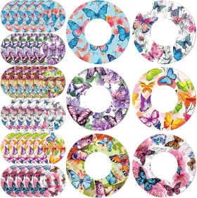 Cho-fuweave-86 Fuweave 36 Pack Adhesive Patch For Libre 2 Sensor With Butterfly Design Cgm Patc