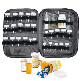 Gatycallaty 691540810442 Medicine Bag Pill Bottle Organizer Travel Case For Men Women Medication Stora