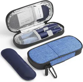 Gelozid 726084280601 Insulin Cooler Travel Case Bag For Pens Needles Diabetes Supplies