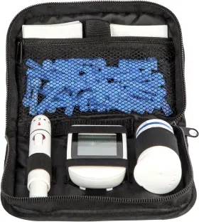 Gencam 313092975997 Diabetes Supply Case Diabetic Organizer Carrying Travel Kit Portable Diab