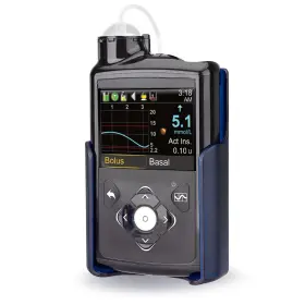 0825 Generturbo 360 Rotating Insulin Pump Holder Fit For Medtronic Minimed 780g 670g Blue