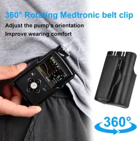 Generturbo 445023726729 360 Rotating Insulin Pump Holder For Medtronic Minimed 670g 770g 630g 640g #2