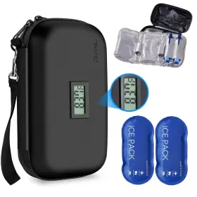 Tpm-10 Gloinsu 24h Insulin Cooler Travel Case Tsa Approved - Medication Diabetic With