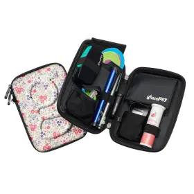 Glucology 352945001194 Diabetic Travel Case - Organizer For Blood Sugar Test Strips Medic