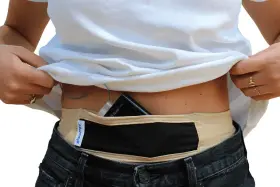 Glucology 352945001347 Insulin Pump Holder Waist Belt For Kids Breathable Elastic And Soft Fabric Wi