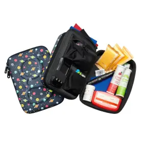 Glucology 352945001576 Large Diabetes Travel Case Hard Shell Organizer For Glucose Monito
