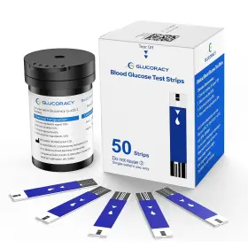G-425-2 Glucoracy P12149 Glucose Test Strips 50 Ct Only Works With G-425-2/g-425 Blood