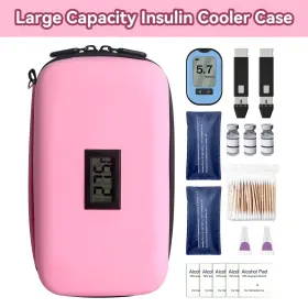 Gmohoud 016392939897 Insulin Cooler Travel Case Tsa Approved Medication Diabetic Organizer #3