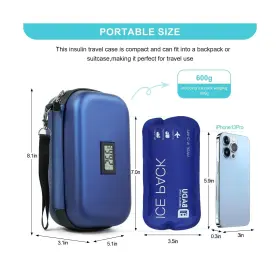Ic-01 Gosemai Insulin Cooler Travel Case Tsa Approved Medication Diabetic For #2