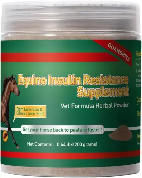 Guanshiya 445002390330 Insulin Resistance Supplement For Horses Herbal Formulated High Ch