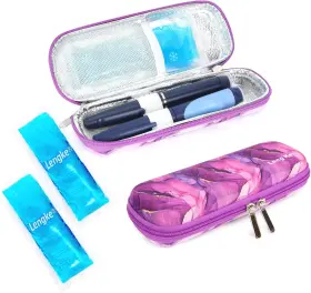 Heartorigin 445038835843 Youshares Portable Insulin Cooler Travel Case - Tsa Approved Diabetic Medication