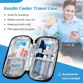 Heartorigin Mpn Isl Case Y6 M7 A1 Youshares Insulin Cooler Travel Diabetic Tsa Approved With 2 I #2