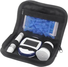 Hooshion 313049111157 Diabetes Travel Case Diabetic Organizer Carrying Kit Glucose Monitor