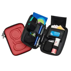 Ibd Medical 352945000036 Diabetes Travel Case Hard Shell Organizer For Glucose Monitor Kit Insulin Pen